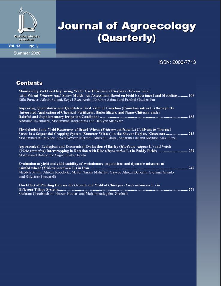 Journal Of Agroecology